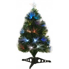 Χριστουγεννιάτικο Επιτραπέζιο Δέντρο με Οπτική Ίνα (60cm)